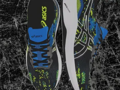 ASICS Mens GT-1000 11 Running 3D SHOES Low-poly 3D model