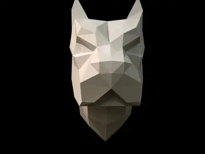 3d model of pitbull 3D model