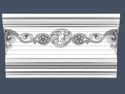 Decorative Crown Molding 3D model order