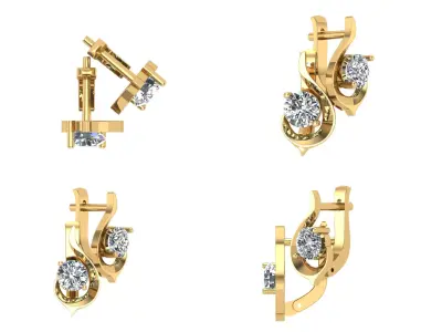 Earrings od57 3D print model