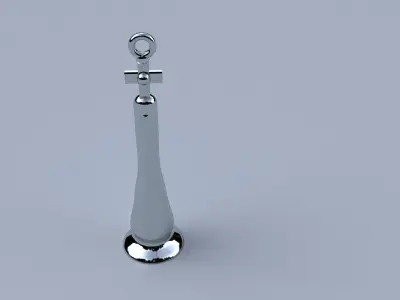 King Pendant Gold Silver Platinum Luxury Jewelry  3D print model