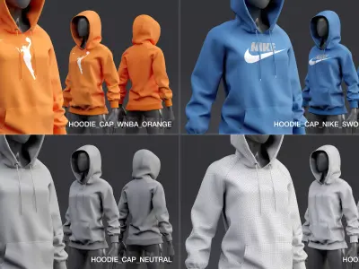 Nike Hoodie  3D model