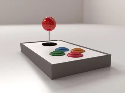 Arcade Joystick 3D model