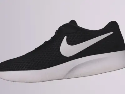 NIKE TANJUN SHOES PBR Low-poly 3D model