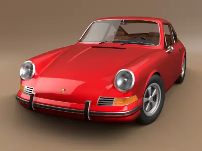 Porsche 911 1969 3D model
