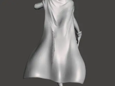 raven girl 3d model  3D print model
