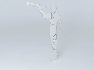 EIGHT MODEL (Moroni) ANGEL. Free 3D model