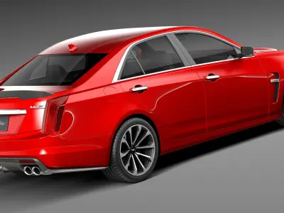 Cadillac CTS-V CG 2016 3D model