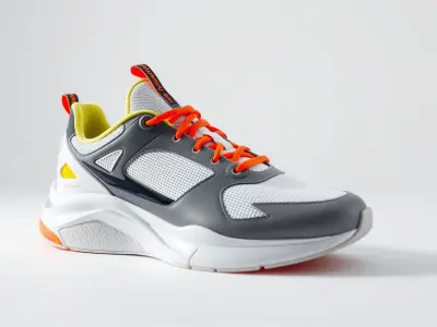 Ultra-Modern Sports Sneaker Dynamic Lines model pack Low-poly 3D model