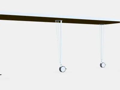 LAGKAPTEN - KRILLE Desk 7 Low-poly 3D model