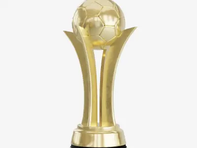 Golden Football Cup 3D model