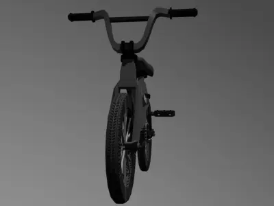 Basic Bicycle Model for Maya Low-poly 3D model