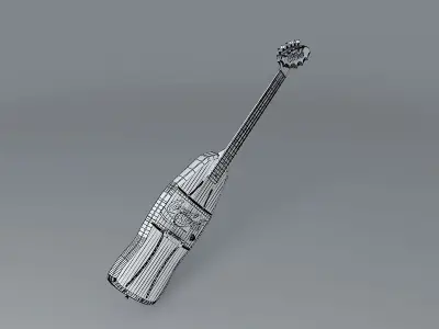 Coca Cola guitar Free 3D model