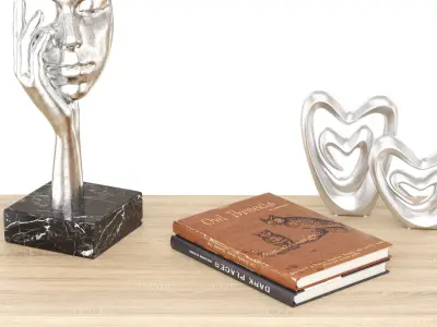 High chest of drawers FR024 3D model