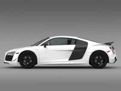 Audi R8 Competition 2015 3D model