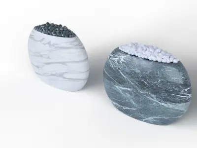 Marble Jar 3D model