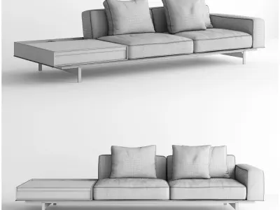 Lema Yard Sofa Unit 10 3D model
