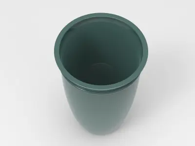 Car Umbrella Stand Low-poly 3D model