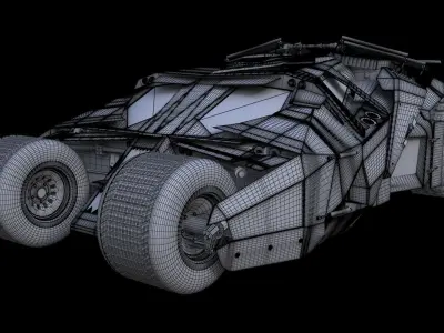 Batman Tumbler Batmobile 3D model