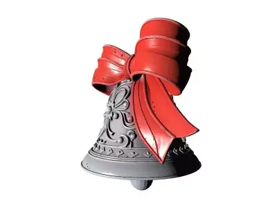 Christmas Bell 3D Printable Model 3D print model purchase