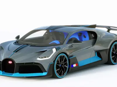 Bugatti Divo 2019 3D model