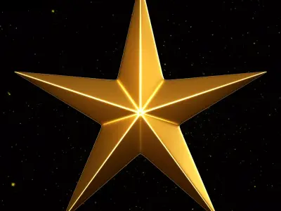 Christmas Star 3D Model 3D model