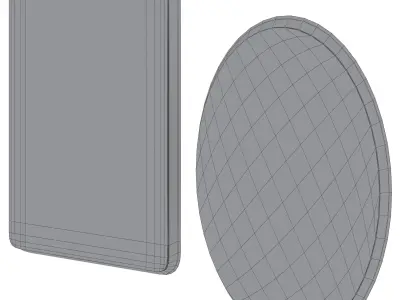 Mirror Jetset Square and Oval by Kare Design 3D model