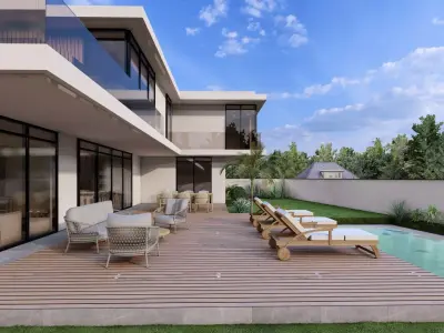 Modern Villa 3D model buy