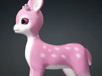 Baby Deer-A2 3D model