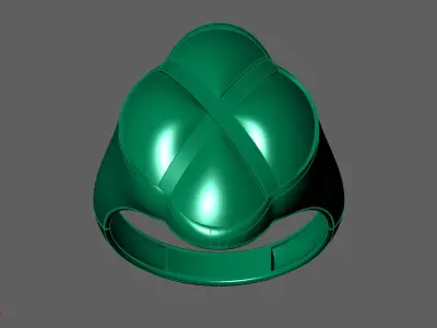 Plain Ring Women Ready STL 3DM Models Womens Rings 3D models 3D print model 59