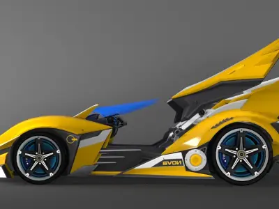 Race Car 3d Model 3D model