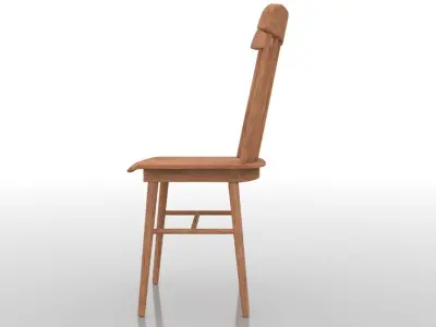 Wooden Chair 3D model