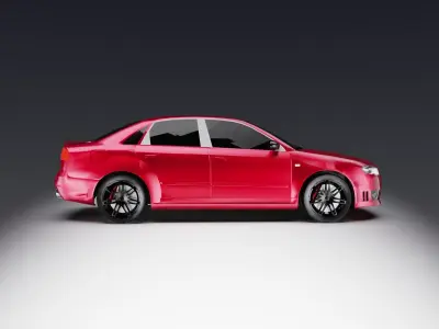 Audi RS4 Avant B7 2006 3D model