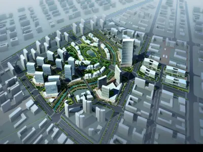 office block 3D model