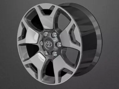 Wheel Hilux 50th and SW4 Diamond 2019 19 3D model