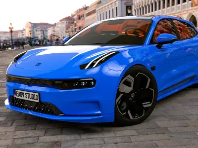 2023 Geely ZEEKR 001  3D model