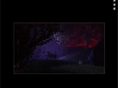 Stylized Volumetric Scene in Blender with Deer 3D model