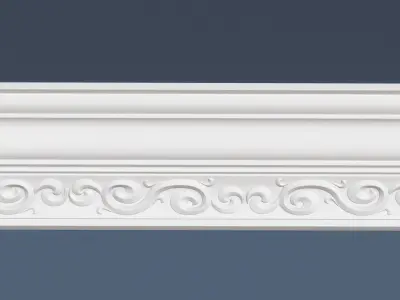 Decorative Crown Molding 3D model 18