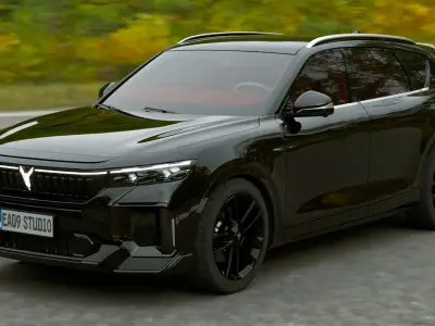 2024 DongFeng Voyah Free  3D model