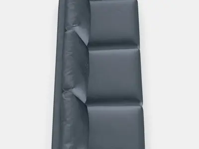 VIMLE 3-seat sofa 9 Low-poly 3D model