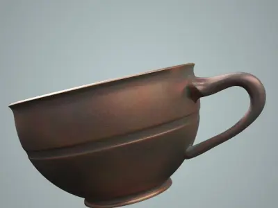 Cup Decorative - 3D Model to print Free Download Free 3D print model