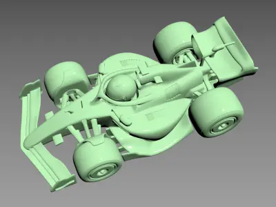 Alpine A522 F1 toystyle 3dprint 3D print model
