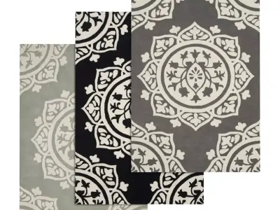 Rug Set 2266 3D model