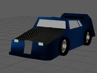 PolyCar car Free 3D model
