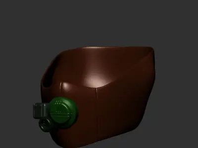 gas mask helmet scifi high poly sculpt  ver 1 3d printable  3D model