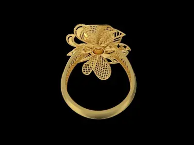 Fusion Gold Rings RAA06 3D print model