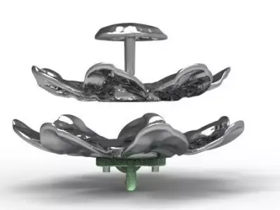 Metal Flower 3D print model