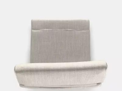 POANG Armchair cushion 4 Low-poly 3D model