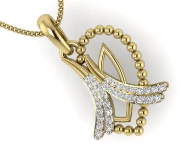 Women pendant  3D print model get
