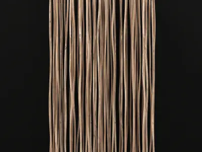 Planter fundament concrete thick branch n3 3D model